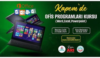 KAPEM’de Ofis Programları Kursu Açılıyor