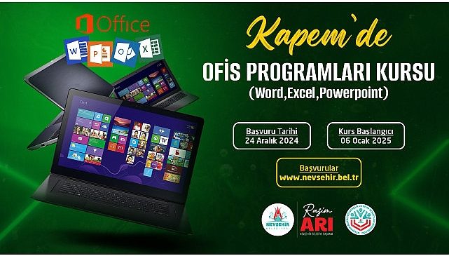 KAPEM’de Ofis Programları Kursu Açılıyor